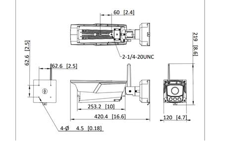 Hikvision iDS-TCM203-A/R/0832 (850nm) (B) (8-32 мм) видеокамера IP