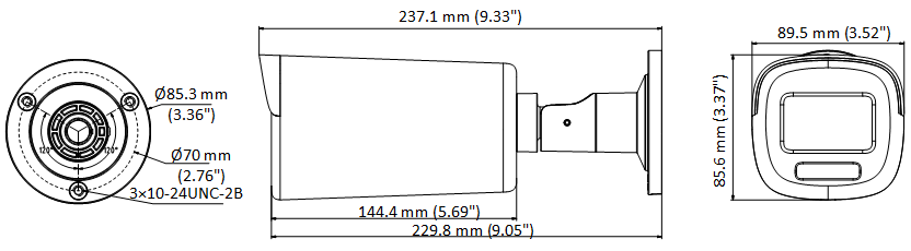 Hikvision DS-2CE19DF8T-AZE (2.8-12 mm) мультиформатная MHD видеокамера