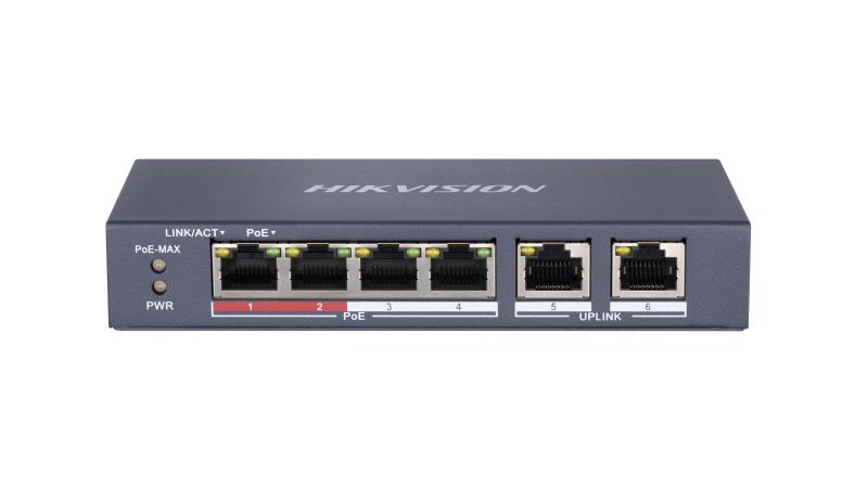 HikVision DS-3E0106P-E/M Коммутатор