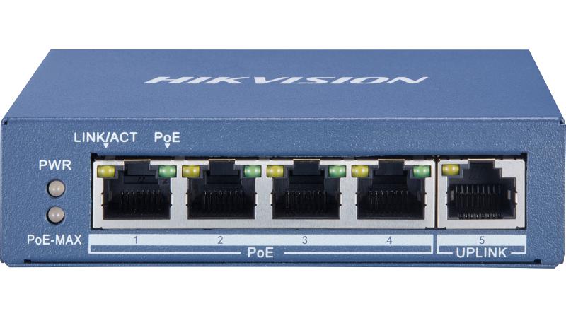 HikVision DS-3E0505P-E/M коммутатор