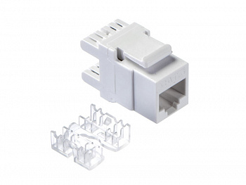 Netko Модуль Keystone неэкранированный, RJ45, cat.6, 180°, под инструмент, белый, для патч-панели Netko Модуль Keystone неэкранированный, RJ45, cat.6, 180°, под инструмент, белый, для патч-панели