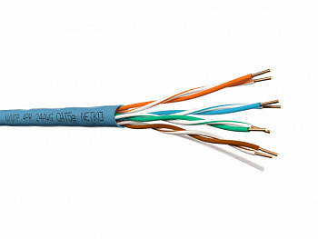Netko Кабель U/UTP4 cat.5e, 4 пары 24 AWG BC, 305м, синий, одножильный, FLUKE TEST, Expert СКС Netko Кабель U/UTP4 cat.5e, 4 пары 24 AWG BC, 305м, синий, одножильный, FLUKE TEST, Expert СКС
