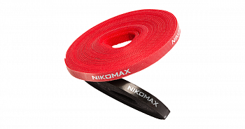 NIKOMAX NMC-CTV05M-25-RL-BK Стяжка-липучка нарезаемая NIKOMAX NMC-CTV05M-25-RL-BK Стяжка-липучка нарезаемая