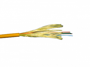Netko Кабель волоконно-оптический 4 (SМ - 9/125), Distribution, внутренний, FR-LSZH, желтый, 2000м