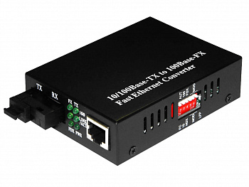 Netko WDM медиаконвертер 10/100Base-TX/100Base-FX, одноволоконный Netko WDM медиаконвертер 10/100Base-TX/100Base-FX, одноволоконный