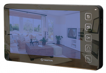 Tantos Prime SD (Black Mirror) VZ-2 Монитор видеодомофона Tantos Prime SD (Black Mirror) VZ-2 Монитор видеодомофона