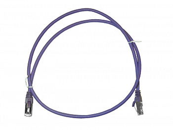 Netko Патч-корд FTP4 cat.6a, 0.5м, литой коннектор, фиолетовый, LSZH, CKC Netko Патч-корд FTP4 cat.6a, 0.5м, литой коннектор, фиолетовый, LSZH, CKC