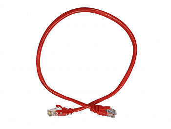 Netko Патч-корд UTP4 cat 5e, 0,5м, ВС, LSZH, красный, литой коннектор Optima Netko Патч-корд UTP4 cat 5e, 0,5м, ВС, LSZH, красный, литой коннектор Optima