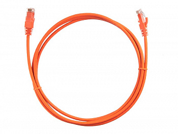 Netko Патч-корд UTP4 cat.6, 2.0м, литой коннектор, LSZH, оранжевый, CKC