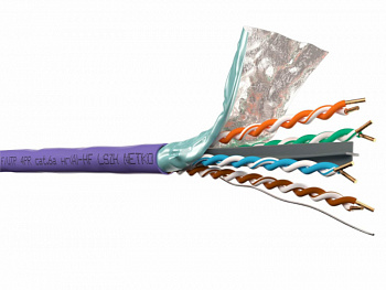 Netko Кабель F/UTP4 (FTP4) cat.6a, 4 пары 23 AWG BC, 305м, с крестовиной, нг(А)-HF LSZH - малодымный Netko Кабель F/UTP4 (FTP4) cat.6a, 4 пары 23 AWG BC, 305м, с крестовиной, нг(А)-HF LSZH - малодымный