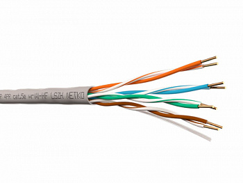 Netko Кабель U/UTP4 cat.5e, 4 пары 24 AWG BC, 305м, нг(А) Netko Кабель U/UTP4 cat.5e, 4 пары 24 AWG BC, 305м, нг(А)