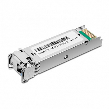 TP-LINK TL-SM321B-2 Двунаправленный SFP‑модуль TP-LINK TL-SM321B-2 Двунаправленный SFP‑модуль
