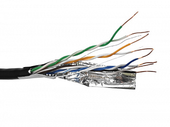 Netko Кабель FTP4 cat.5е, одножильный, 305м, Cu, наружный, Проходит Fluke тест, черный Silver Netko Кабель FTP4 cat.5е, одножильный, 305м, Cu, наружный, Проходит Fluke тест, черный Silver