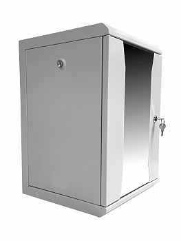 Netko Шкаф настенный 10" 9U серия COMPACT (320х315х465), передняя дверь стекло, серый Netko Шкаф настенный 10" 9U серия COMPACT (320х315х465), передняя дверь стекло, серый