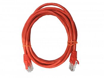 Netko Патч-корд UTP4 cat 5e, 2,0м, ВС, LSZH, красный, литой коннектор Optima Netko Патч-корд UTP4 cat 5e, 2,0м, ВС, LSZH, красный, литой коннектор Optima