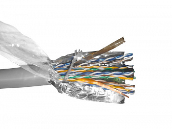 Netko Кабель FTP16 cat.5e, 305м, 0,5мм, ZH нг(A)-HF, не содержащий галогенов, серый