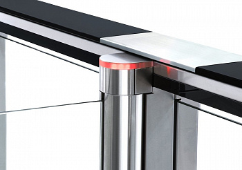 PERCo-SDС-01GS Крышка из закаленного стекла с центральной вставкой из нержавеющей стали PERCo-SDС-01GS Крышка из закаленного стекла с центральной вставкой из нержавеющей стали