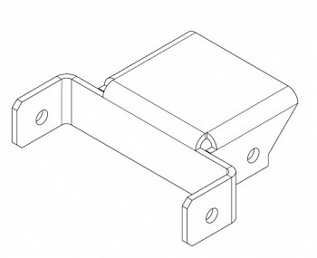 PERCo-MB-16.6 Накладка Т-образная PERCo-MB-16.6 Накладка Т-образная