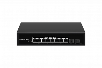 GIGALINK GL-SW-G007-08P Неуправляемый коммутатор PoE