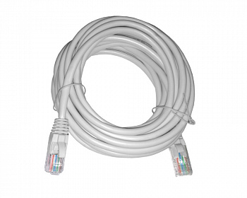 Netko Патч-корд UTP4 cat.5е, 5.0м, CCA, LSZH, серый, литой коннектор Optima Netko Патч-корд UTP4 cat.5е, 5.0м, CCA, LSZH, серый, литой коннектор Optima