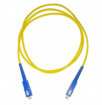 Netko Патч-корд оптический соединительный SC-SC/UPC SM Simplex 3.0мм 9/125, 1м, LSZH Netko Патч-корд оптический соединительный SC-SC/UPC SM Simplex 3.0мм 9/125, 1м, LSZH