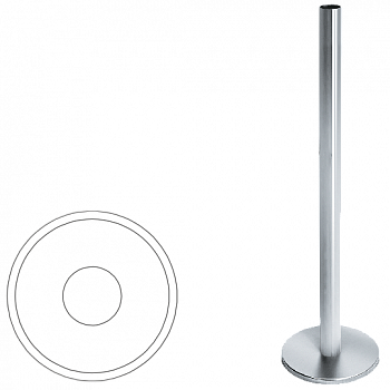 OXGARD ВЗР 2442.05 Стойка ограждения передвижная базовая  OXGARD ВЗР 2442.05 Стойка ограждения передвижная базовая