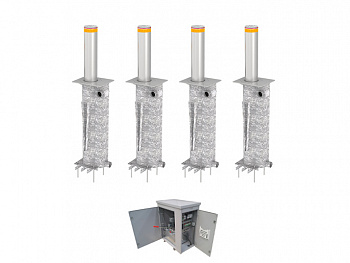 CAME TBD 220H600 KIT (4 BOLLARDS) Комплект боллардов CAME TBD 220H600 KIT (4 BOLLARDS) Комплект боллардов