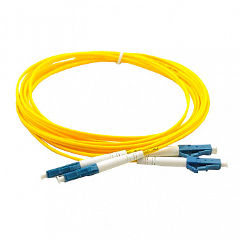 Netko Патч-корд оптический соединительный LC-LC/UPC SM Duplex 3.0мм 9/125, 2м, LSZH Netko Патч-корд оптический соединительный LC-LC/UPC SM Duplex 3.0мм 9/125, 2м, LSZH
