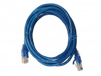 Netko Патч-корд UTP4 cat 5e, 2,0м, ВС, LSZH, синий, литой коннектор Optima Netko Патч-корд UTP4 cat 5e, 2,0м, ВС, LSZH, синий, литой коннектор Optima