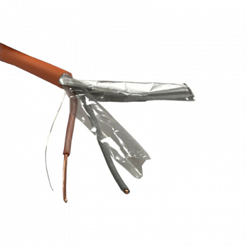 Технокабель Кабель сигнальный экранированный, КПСЭнг(А)-FRLS, 1*2*1.0мм2, 200м, оранж