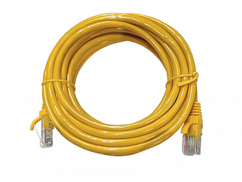 Netko Патч-корд UTP4 cat 5e, 5,0м, ВС, LSZH, желтый, литой коннектор Optima Netko Патч-корд UTP4 cat 5e, 5,0м, ВС, LSZH, желтый, литой коннектор Optima