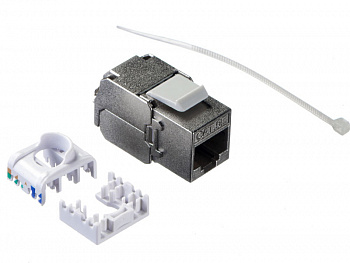 Netko Модуль Keystone экранированный, RJ45, cat.5e, 180°, 110/Krone тип Netko Модуль Keystone экранированный, RJ45, cat.5e, 180°, 110/Krone тип