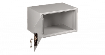 NETLAN EC-WS-075240-GY Настенный антивандальный шкаф с дверью на петлях