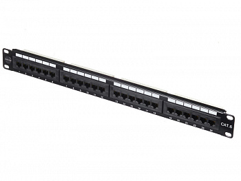 Netko Патч-панель UTP, 19", 24 порта RJ45, cat.6, 1U, Dual Type, Expert CKC Netko Патч-панель UTP, 19", 24 порта RJ45, cat.6, 1U, Dual Type, Expert CKC