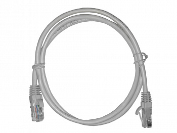 Netko Патч-корд UTP4 cat.5е, 1.0м, CCA, LSZH, серый, литой коннектор Optima Netko Патч-корд UTP4 cat.5е, 1.0м, CCA, LSZH, серый, литой коннектор Optima