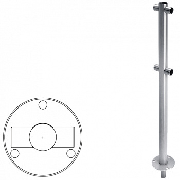 OXGARD ВЗР 1996Р02 Стойка ограждения съемная i-образная  OXGARD ВЗР 1996Р02 Стойка ограждения съемная i-образная