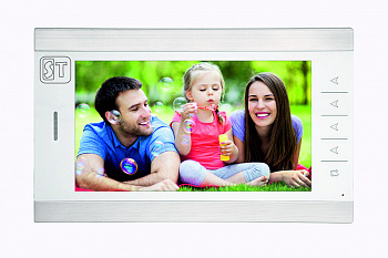 Space Technology ST-М201/10 (S/SD) белый Видеодомофон