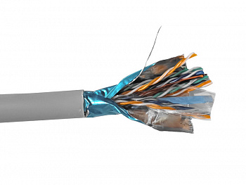 Netko Кабель FTP10 cat.5e, 305м, 24AWG, для внутренних работ, серый