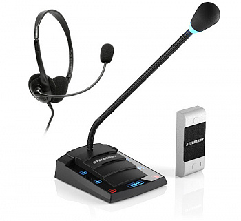 Переговорное устройство клиент-кассир STELBERRY S-412 
