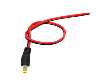 Разъем питания штекер 2.1 х 5.5 с кабелем 20 см