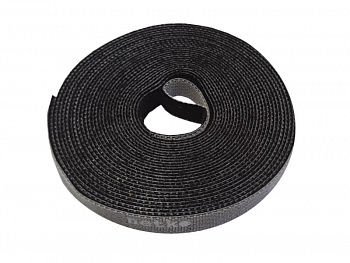 Netko Лента-липучка многоразовая 10мм*5м, с насечками для отрыва (каждые 2 см), черная Optima Netko Лента-липучка многоразовая 10мм*5м, с насечками для отрыва (каждые 2 см), черная Optima