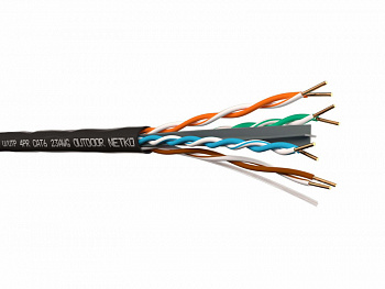 Netko Кабель U/UTP4 cat.6, 4 пары 23 AWG BC, одножильный, 305м, с крестовиной, для наружных работ Netko Кабель U/UTP4 cat.6, 4 пары 23 AWG BC, одножильный, 305м, с крестовиной, для наружных работ