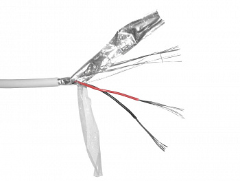 Netko Кабель сигнальный, экранированный 2*0.22 мм2 (7*0.2мм) 100м, алюминий