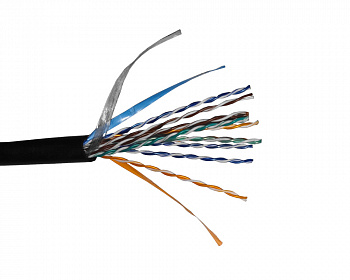 Netko Кабель UTP10 cat.5e, 305м, 24 AWG, наружный, черный Netko Кабель UTP10 cat.5e, 305м, 24 AWG, наружный, черный