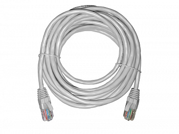 Netko Патч-корд UTP4 cat 5е, 5,0м, BC, LSZH, серый, литой коннектор Optima Netko Патч-корд UTP4 cat 5е, 5,0м, BC, LSZH, серый, литой коннектор Optima
