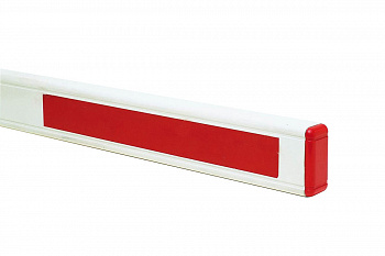 FAAC Стрела прямоугольная с демпфером и наклейками, длина 4815 мм, 25х90 мм FAAC Стрела прямоугольная с демпфером и наклейками, длина 4815 мм, 25х90 мм