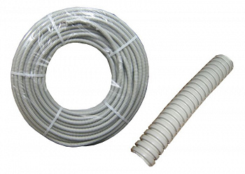 Netko Труба гофрированная, ПВХ, легкая, с зондом, d40 мм, серая, 25м "УП"