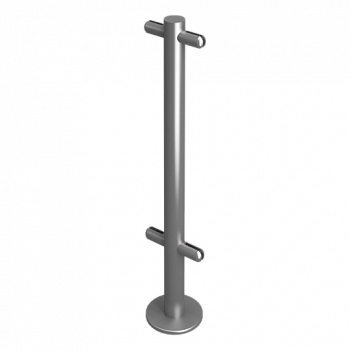 OXGARD под стекло i-образная H=800 мм Стойка ограждения 