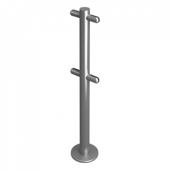 OXGARD под стекло i-образная H=400 мм Стойка ограждения  OXGARD под стекло i-образная H=400 мм Стойка ограждения