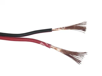 Netko Кабель акустический 2*1.0мм2 (56*0.15мм) CCA, 100м, пластиковая катушка, черный/красный Optima